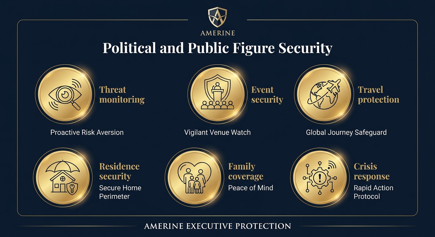 Security for Political Figures & Campaigns | AMERINE