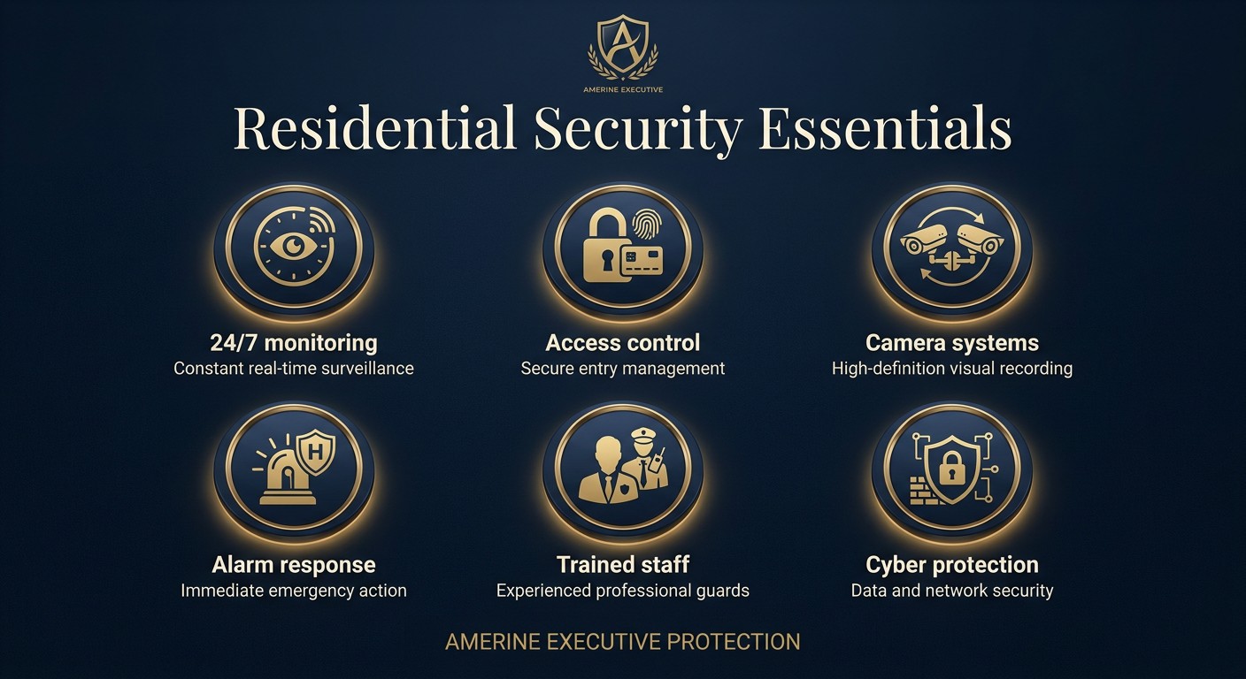 Residential Security for UHNW Homes | Estate Protection Guide | AMERINE ...