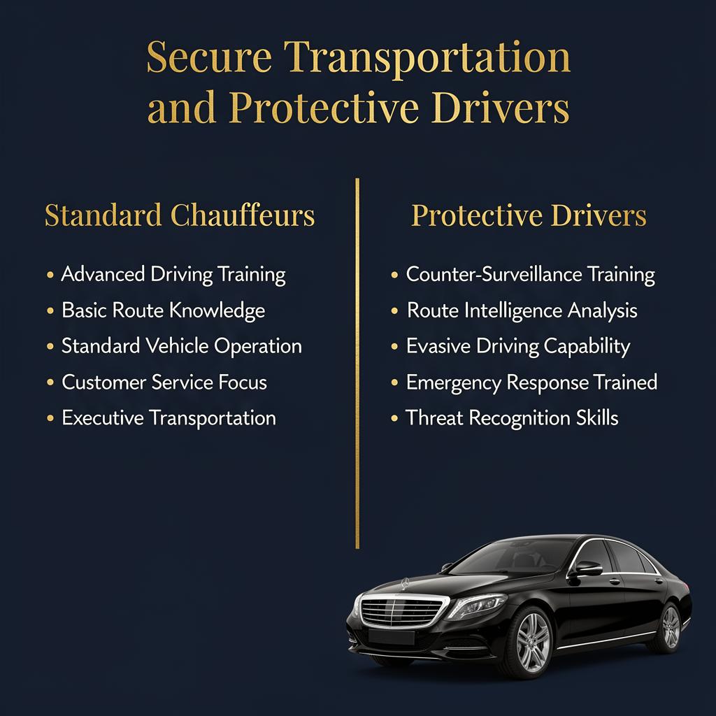 Modern Black Car Fleet: Luxury SUVs, EVs and Chauffeur Experience Infographic: Modern black car fleet — executive sedans and SUVs, hybrid/EV options, pet accommodation, multilingual chauffeurs, standing instructions.
